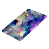 Kleurrijk marmer magneet (Linkerzijde)