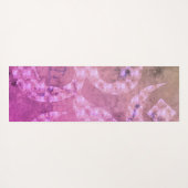 Kleurrijk marmer OM symbool gepersonaliseerd omkee Yogamat (Achterkant (horizontaal))