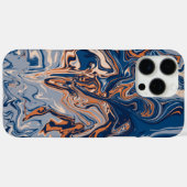 Kleurrijk marmer - papier marmerstijl Case-Mate iPhone case (Achterkant (horizontaal))