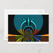 Kleurrijk Masai Shield ontwerp Briefkaart (Voorkant / Achterkant)