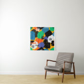 Kleurrijk maximalistisch ontwerp wandkleed (In Situ (horizontaal))