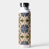 Kleurrijk mediterraan Floral Pattern Waterfles (Links)