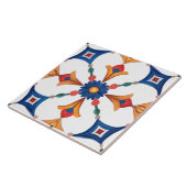 Kleurrijk, mediterraan, mozaïek, tegeltje (Zijkant)