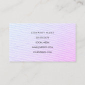 Kleurrijk mengsel/papierstructuur visitekaartje (Achterkant)