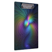 Kleurrijk met blauwe, moderne Abstracte fractale k Klembord (Rechts)