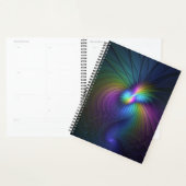 Kleurrijk met blauwe, moderne Abstracte fractale k Planner (Display)