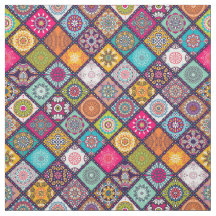 Kleurrijk met diamant getild mandalas floreel patr