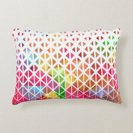 Kleurrijk met een geometrisch patroon accent kussen