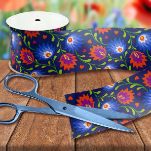 Kleurrijk Mexicaans Bloemmotief Elegant Krachten Lint