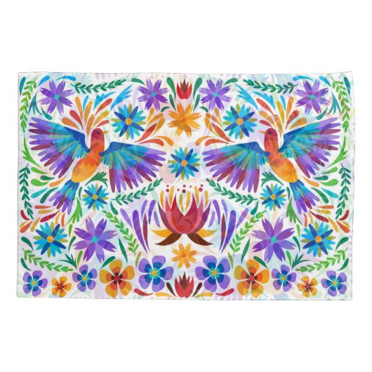 Kleurrijk Mexicaans design Kussensloop (Achterkant)