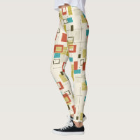 Kleurrijk Mid-Century modern geometrisch patroon