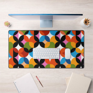 Kleurrijk mid-century modern patroon RETRO abstrac Bureaumat