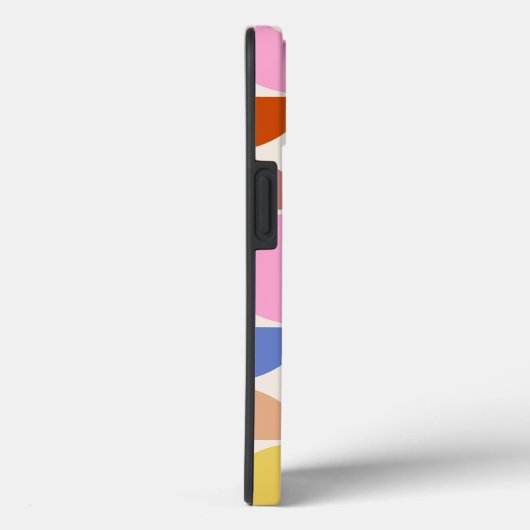 Kleurrijk Midden-eeuws modern Abstract patroon Case-Mate iPhone Case (Achterkant / Rechts)