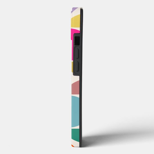 Kleurrijk Midden-eeuws modern Abstract patroon Case-Mate iPhone Case (Achterkant / Links)