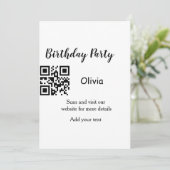 Kleurrijk minimaal jouw tekst afbeelding toevoegen kaart (Staand voorkant)