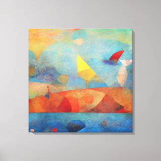 Kleurrijk Modern Abstract De Sandbar Canvas Afdruk