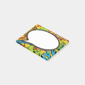 Kleurrijk Modern Fun Speech Bubble Comic Book Post-it® Notes (Schuin)