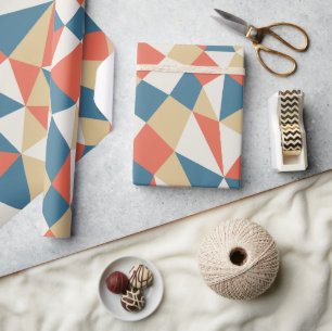 Kleurrijk Modern Geometrisch Abstract Patroon Cadeaupapier