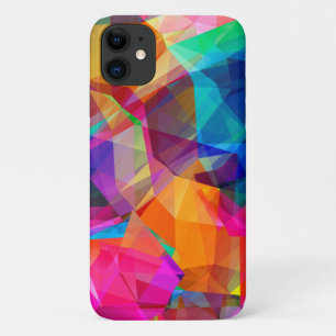 Kleurrijk modern geometrisch patroon iPhone 11 hoesje