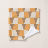 Kleurrijk Modern Hedendaags geometrisch patroon Bad Handdoek (Wasdoekje)