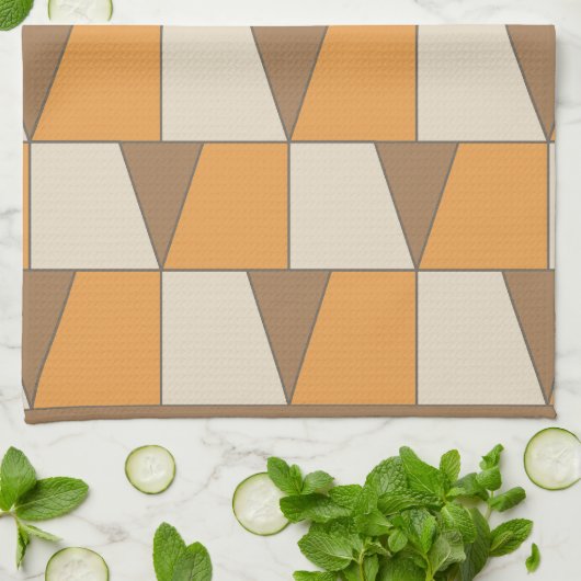 Kleurrijk Modern Hedendaags geometrisch patroon Theedoek (Gevouwen)