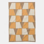 Kleurrijk Modern Hedendaags geometrisch patroon Theedoek (Verticaal)