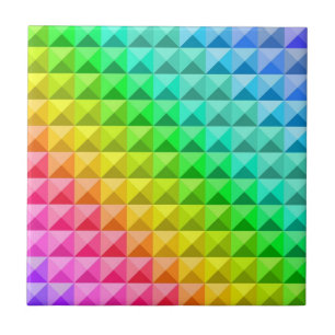 Kleurrijk modern mozaïek tegels patroon tegeltje