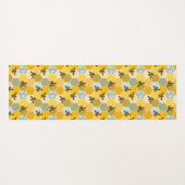 Kleurrijk modern Natuur bijen Apiary Pattern Yogamat (Achterkant (horizontaal))