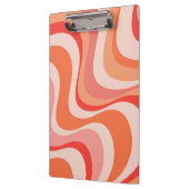 Kleurrijk modern retro golfontwerp klembord (Links)