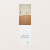 Kleurrijk Modern Script New Years Party Gevouwen K Kaart (Binnenkant ongevouwen)