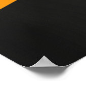 Kleurrijk modern strepenpatroon poster (Hoek)