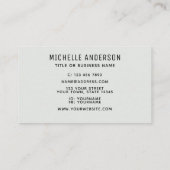 Kleurrijk Modern Visitekaartje (Achterkant)