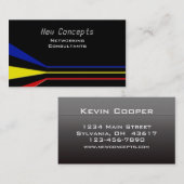 Kleurrijk & Modern Visitekaartje (Voorkant / Achterkant)