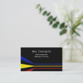 Kleurrijk & Modern Visitekaartje (Staand voorkant)