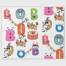 Kleurrijk Monster “BOO” Halloween Cartooneske Ontw
