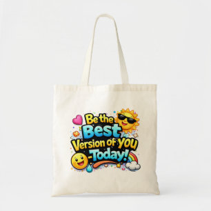 Kleurrijk Motiverend Typografie Ontwerp Tote Bag