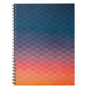 Kleurrijk mozaïek. Geometrische hipster retro back Notitieboek