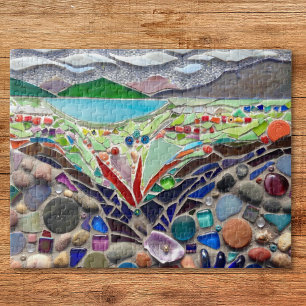 Kleurrijk Mozaïek Legpuzzel