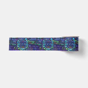 Kleurrijk Mozaïek Tegels Patroon Grosgrain Lint