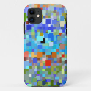 Kleurrijk mozaïekpatroon iPhone 11 hoesje