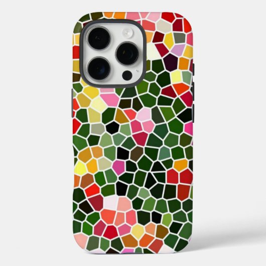 Kleurrijk mozaïekpatroon Case-Mate iPhone case (Achterkant)