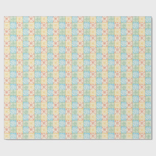 Kleurrijk naadloos tegelpatroon in Amalfi-stijl Cadeaupapier