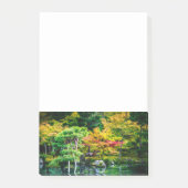 Kleurrijk najaar Japans tuinlandschap Post-it® Notes (Voorkant)
