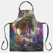 Kleurrijk natuurlijk kristal schort (Voorkant)