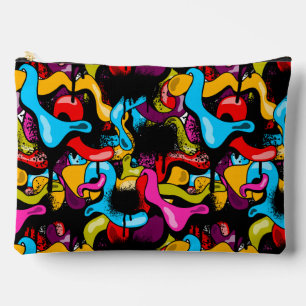 Kleurrijk Neon Graffiti Hip Hop Straatkunst Etui