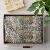 Kleurrijk oerwoud abstract tissuepapier (Geschenk)