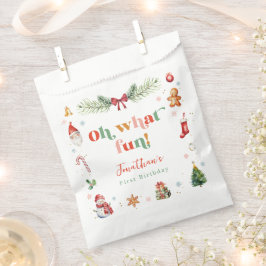 Kleurrijk Oh Wat Leuk 1e Kerstmis Leuke Verjaardag Bedankzakje