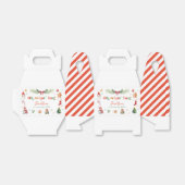 Kleurrijk Oh Wat Leuk 1e Kerstmis Verjaardagsfeest Bedankdoosjes (Uitgevouwen)