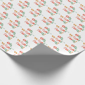 Kleurrijk Oh Wat Leuk Retro Lettering Cadeaupapier (Hoek)