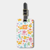 Kleurrijk Onder het Zee Kinder Reizen Bagagelabel (Voorkant verticaal)